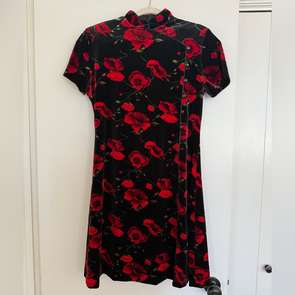 90’s Vintage Evan Picone Cheongsam Dress